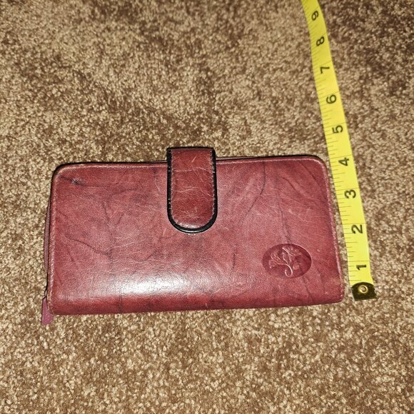 Buxton Top Grain Cowhide Exterior Wallet/Checkbook - Picture 5 of 9